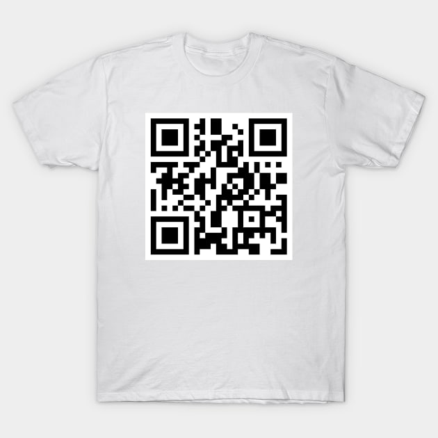 Did You Just Scan Me? QR Code T-Shirt by inotyler